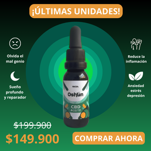 Aceite de relajación Premium CBD Oshún