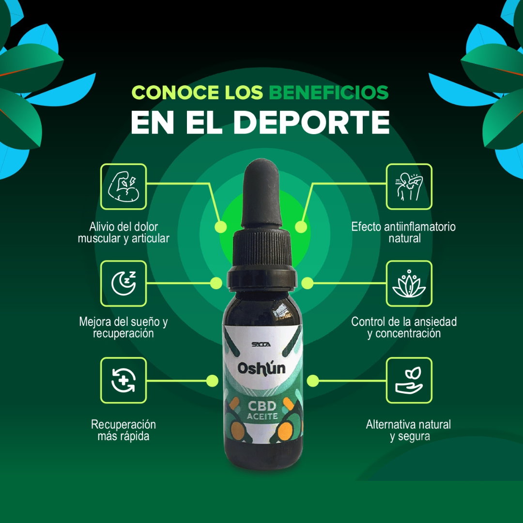 Aceite de relajación Premium CBD Oshún
