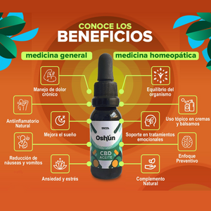 Aceite de relajación Premium CBD Oshún