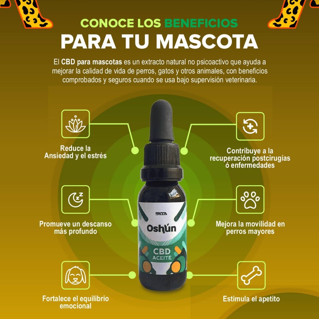 Aceite de relajación Premium CBD Oshún