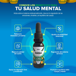 Aceite de relajación Premium CBD Oshún